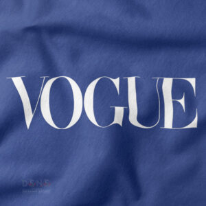 Cheap Graphic Magazine Tshirt closeup - Vogue Teens Logo