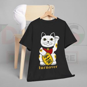 Citizen Turnover Band Merch T-Shirt - Chinese Lucky Cat