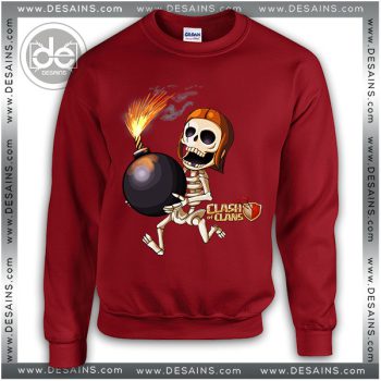 Buy Sweatshirt Clash Of Clans Froggy Sweater Womens and Sweater Mens