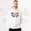 Cosmic heart Wu-Tang logo hoodie in streetwear style.