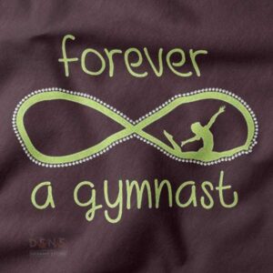 Cozy gymnastics crewneck with athlete-inspired design