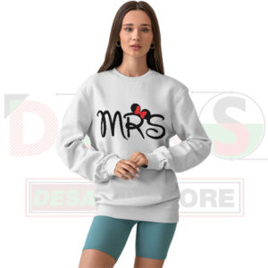 Cute Minnie Mouse head crewneck for Disney fans