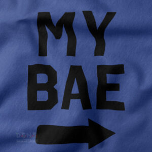 Cute couple tank top set with Bae and Boo text design