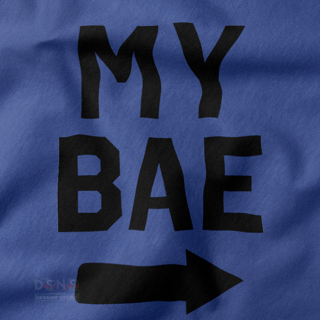Cute couple tank top set with Bae and Boo text design