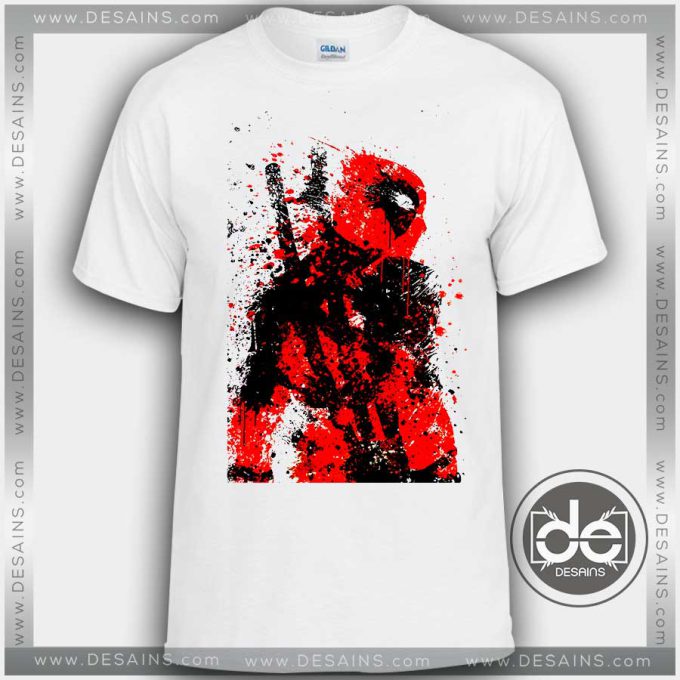 Buy Graphic Tshirt Deadpool Halloween Paint
