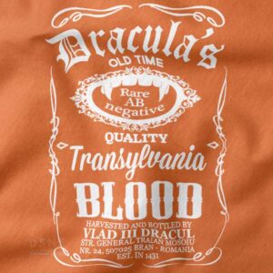 Dracula Blood Daniels Halloween sweatshirt with spooky graphic