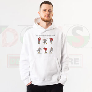 Drake Hotbling dance graphic printed on cozy hoodie