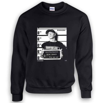 Buy Sweatshirt Eminem Mugshot Sweater Womens and Sweater Mens