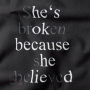 Emotional sad girl quote pullover streetwear