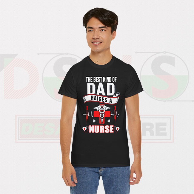 Fathers Day Tshirt - Dad Best Nurse