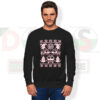 Firefighter ugly Christmas sweatshirt with festive graphic