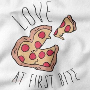 Foodie tank top featuring adorable pizza slice design
