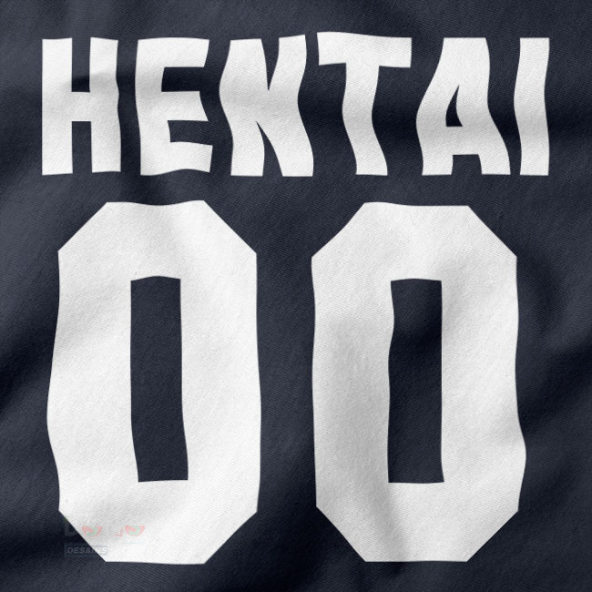 Funny Graphic Tshirt closeup - Hentai Zero