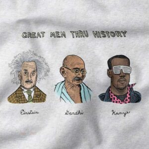 Funny Kanye-inspired quote hoodie with bold design
