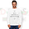 Funny Someone Look at Me Like Pizza Quote Sweatshirt