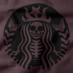Funny Starbucks-inspired pastel goth crewneck for coffee lovers