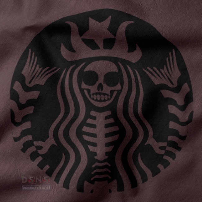 Funny Starbucks-inspired pastel goth crewneck for coffee lovers