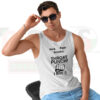 Funny “Throat Punch I Win” tank top with bold quote graphic