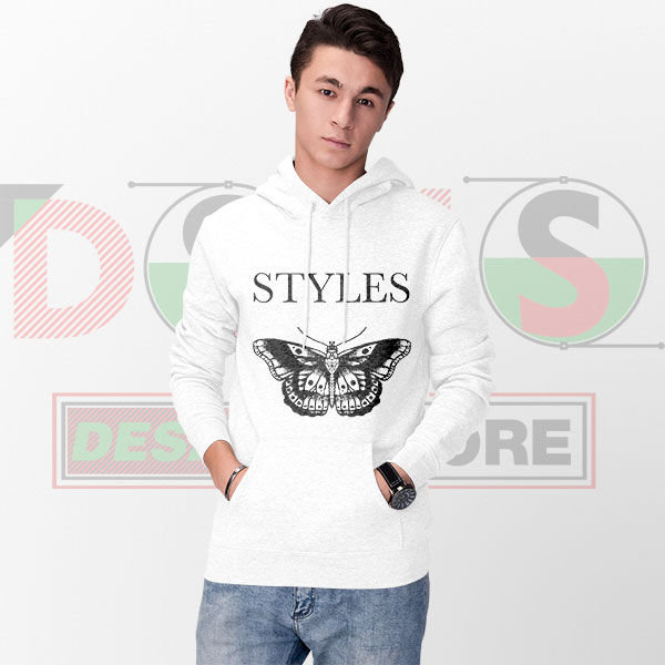 Harry Styles Butterfly Tattoo Graphic Hoodie