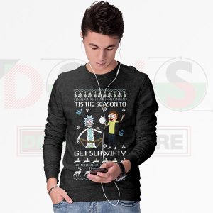 Holiday Schwifty Time Sweatshirt - Rick & Morty
