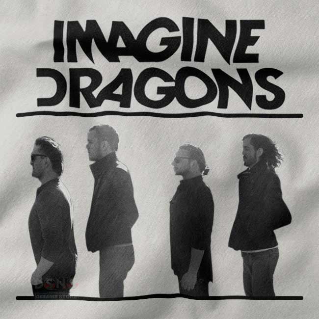 Imagine Dragons rock band hoodie with bold graphic design
