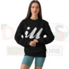Indiana University inspired sweatshirt with bold collegiate logo