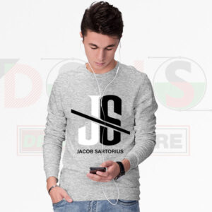 Jacob Sartorius sweatshirt with minimalist JS logo graphic