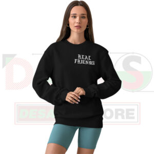Kanye West Real Friends sweatshirt with Yeezy-inspired typography