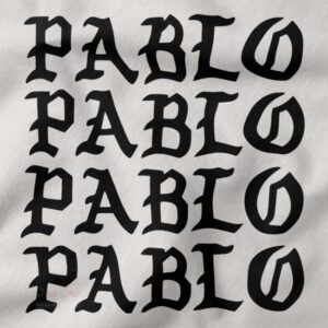 Kanye West Yeezy style Pablo tour sweatshirt streetwear