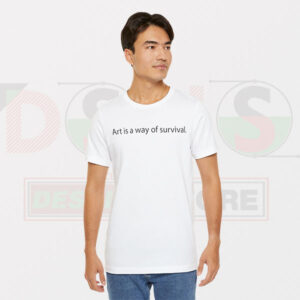Merch Yoko Ono Tshirt - Art is A Way of Survival
