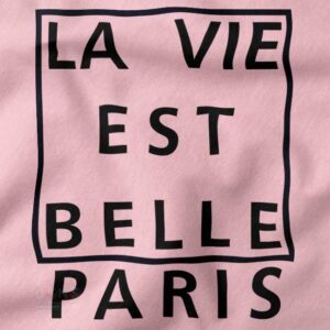 Minimalist Paris quote tank with French typography