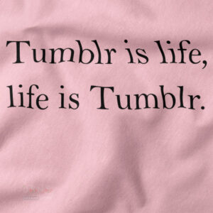 Minimalist Tumblr quote graphic tank for indie fashion