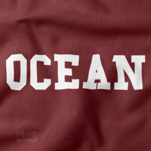 Minimalist ocean graphic hoodie inspired by Grayson Dolan