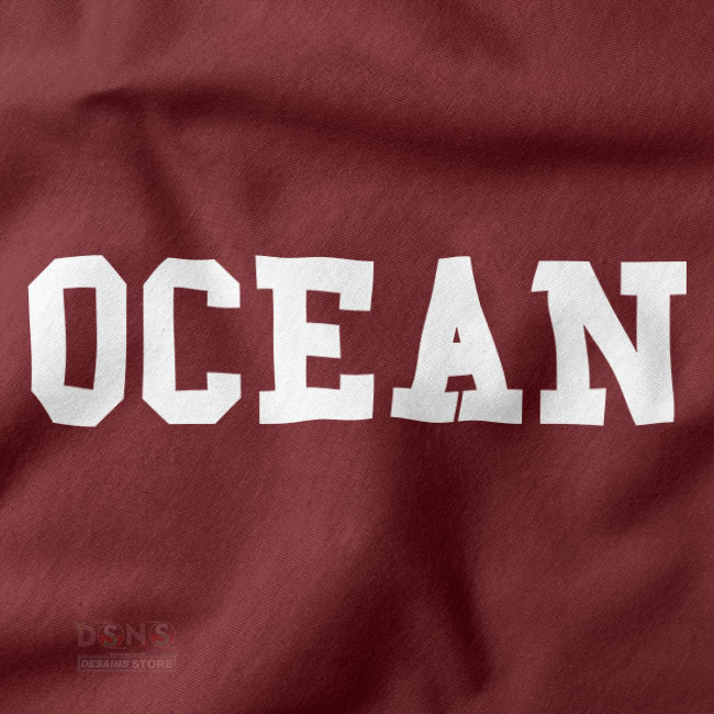 Minimalist ocean graphic hoodie inspired by Grayson Dolan