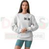 Minimalist sweatshirt with “OH OK” sarcastic quote