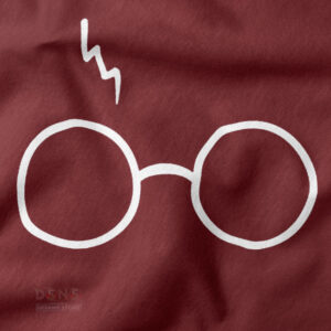Minimalist wizard glasses icon graphic sweatshirt