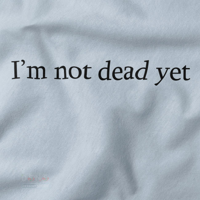 Monty Python's Flying Circus closeup Tshirt - Im Not Dead Yet
