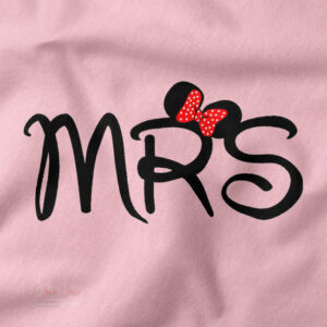 Mrs Disney sweatshirt with cute Minnie Mouse head graphic