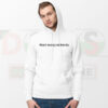 Need Money Not Friends Hoodie minimalist streetwear graphic