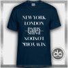 Tshirt New York London Paris Tshirt mens Tshirt womens Tees Size S-3XL