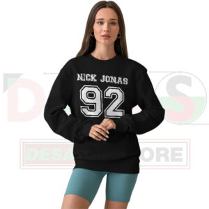 Nick Jonas 1992 birthday fan sweatshirt graphic