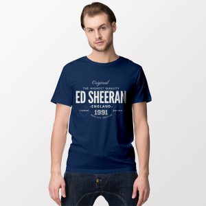 Original Tshirt Navy Ed Sheeran Hebden Bridge Birthplace