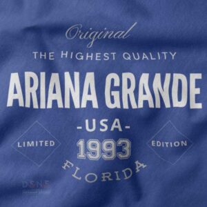 Original Tshirt closeup - Ariana Grande Florida Place of birth