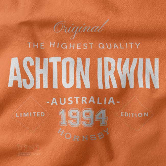 Original closeup Tshirt - Ashton Irwin Hornsby Birthplace