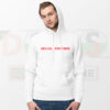 Playful graphic hoodie with humorous design