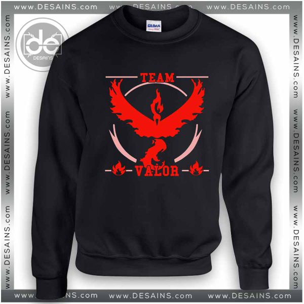 Sweatshirt Pokemon Go Team Valor Sweater Womens and Sweater Mens