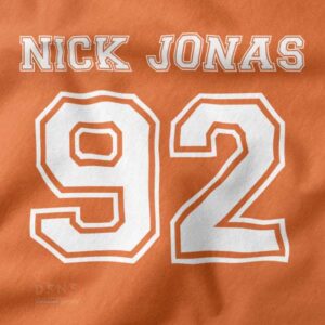 Pop star Nick Jonas merch sweatshirt in cozy streetwear style