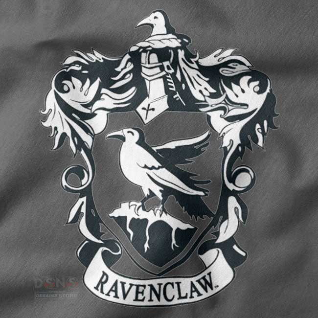Ravenclaw logo hoodie with Harry Potter house symbol