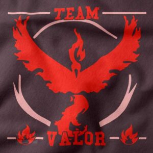 Red Team Valor graphic sweatshirt for Pokémon Go fans