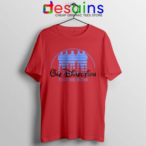 Red Tshirt One Direction Take Me Home Disney